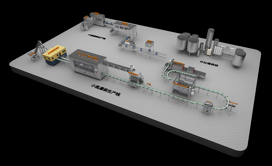 水廠流水線3D效果圖 探秘自來(lái)水生產(chǎn)與供應(yīng)的數(shù)字藍(lán)圖